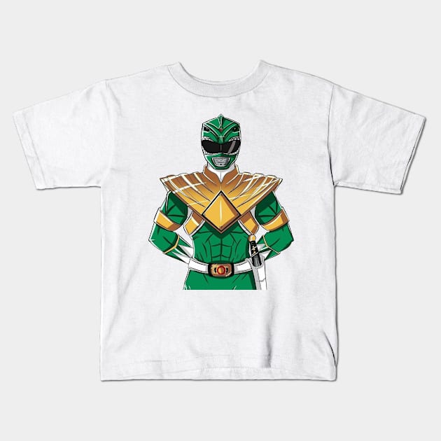 Green rangers Kids T-Shirt by THE H3 PODCAST OFFICIAL